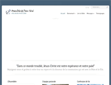 Tablet Screenshot of eglise-evangeliquedugolfe.fr